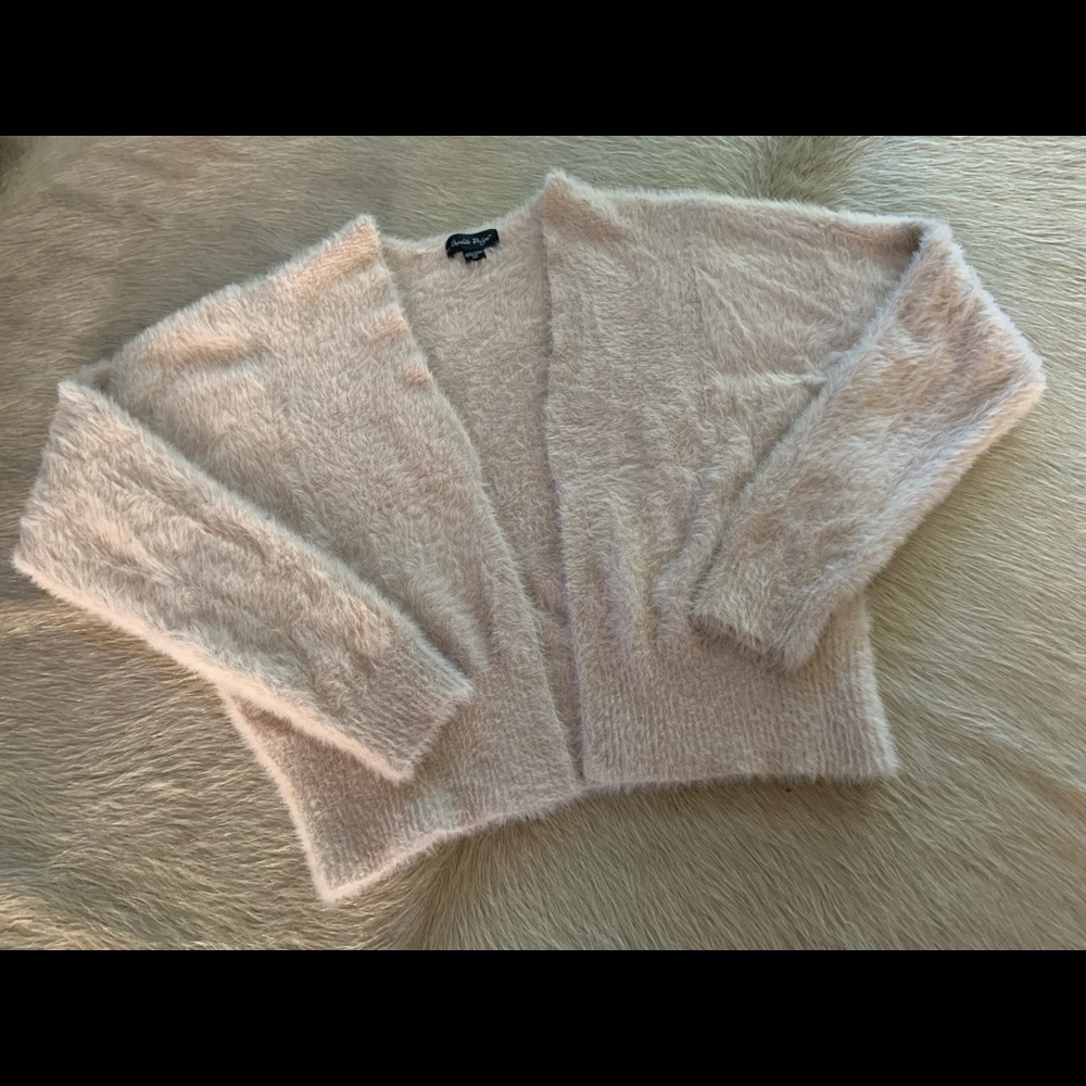 Charlie Paige Open Front Fuzzy Cardigan